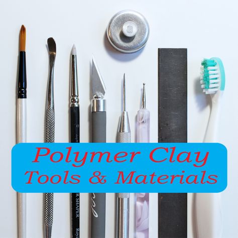 Polymer Clay Tools Diy, Polymer Clay Materials, How To Use Polymer Clay Tools, Polymer Clay Earrings Tools, Tools For Clay Art, Clay Earring Tools, Tools For Polymer Clay Jewelry, Polymer Clay Earring Supplies, Clay Tools Diy