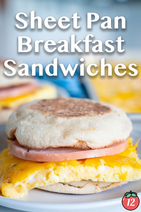 Sheet Pan Egg Breakfast Sandwiches | 12 Tomatoes Bake Eggs In Oven Breakfast Sandwiches, Egg Sandwiches For A Crowd, Sheet Pan Scrambled Eggs For Breakfast Sandwiches, Eggs In Oven For Sandwiches, Baked Eggs For Breakfast Sandwiches, Sheet Pan Eggs For Breakfast Sandwiches, Eggs For Sandwiches, Eggs For Breakfast Sandwiches, Egg Breakfast Sandwiches