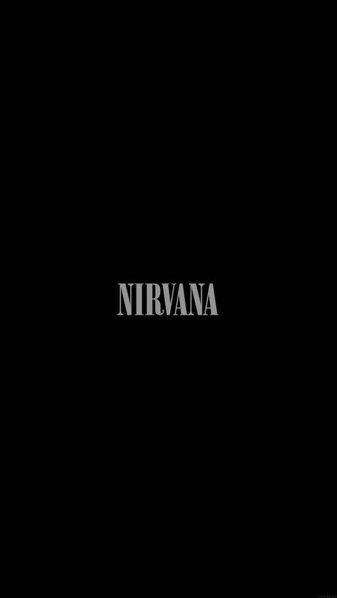 Nirvana Widget, Nirvana Wallpaper, Nirvana Art, Nirvana Logo, Nirvana Poster, Minimal Music, Dark Logo, Nirvana Band, Desktop Screen