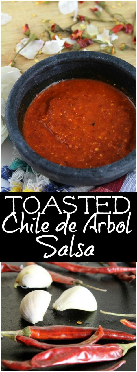 A spicy salsa made in less than 5 minutes with just a few simple ingredients. Salsa For Birria, Salsa For Birria Tacos, Salsa Rojo Recipe, Tamale Salsa, Red Salsa Recipe Mexican, Spicy Red Salsa, Red Chile Salsa, Red Salsa Recipe, Mexican Salsa Recipes