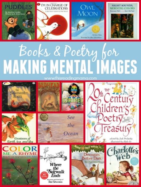 Books and Poetry for Making Mental Images - complied by This Reading Mama Spring Poetry, To Do List Printable, Moon Reading, Writers Workshop, Reading Comprehension Strategies, Speech Room, Poetry Reading, Comprehension Strategies, 2nd Grade Reading