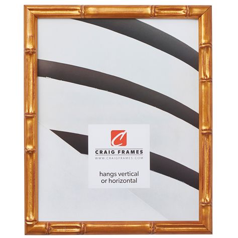 Free 2-day shipping. Buy Craig Frames Vintage Bamboo, 16x20 inch Picture Frame, Tropical Gold at Walmart.com Bamboo Picture Frames, Modern Picture Frames, Frames Vintage, Gold Picture Frame, Antique Picture Frames, Bamboo Brush, Antique Pictures, Silver Picture Frames, 11x14 Frame