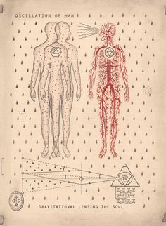 Daniel Martin Diaz, Anatomy Chart, Alchemic Symbols, Arte Peculiar, Esoteric Art, Psy Art, Occult Art, Mystical Art, Visionary Art