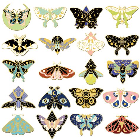 PRICES MAY VARY. Sufficient Quantity: you will receive 40 pieces of magnet bookmarks in 20 styles, and each style has 2 pieces, enough quantity can meet your collocation and adornment needs, you can also share them with others Various Appearance: our butterfly bookmark has different patterns and colors, which looks brilliant, colorful, and exquisite, the simulated outlook makes it a good accessory for your book, adding colors to your life Quality Material: the cute book mark is mainly made of so Plant Enamel Pin, Enamel Pin Funny, Funny Buttons, Page Markers, Backpack Pins, Classroom Gifts, Book Markers, Magnetic Bookmarks, Women Office