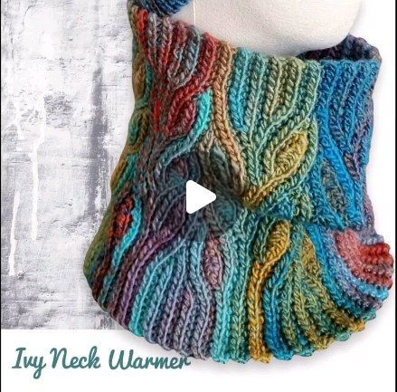 Liudmyla Molokova on Instagram: "Felt in love with #rollwithitmelange recently! Trying different colors with different projects. Like the fancy colors play created by short rows!,❤️🌿
Pattern: #Ivy_neck_warmer (link in bio)

Yarn: @redheartyarns @yarnspirations Roll With It Melange in Paparazzi" Neck Warmer, Ivy, Different Colors, Link In Bio, In Love, Felt, Created By, Yarn, Pattern