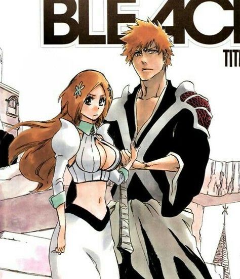 Orihime Bleach, Ichigo X Orihime, Bleach Orihime, Ichigo And Orihime, Ichigo Manga, Bleach Couples, Yoruichi Shihouin, Inoue Orihime, Orihime Inoue