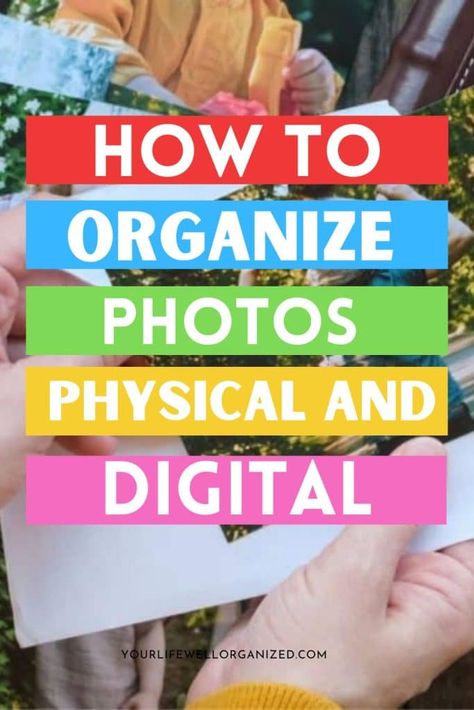 Learn how to organize photos with these helpful tips and tricks to clean up your camera roll and protect your printed photos. Picture Storage Ideas Organizing, Picture Organization Ideas, Photo Organization Ideas, Organize Photos Prints, How To Organize Photos, Photo Preservation, Organize Photographs, Photo Organization Storage, House Manager