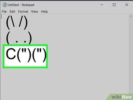 Untitled Notepad, Keyboard Symbols, You Are Next, Ascii Art, Big Bunny, Starry Eyed, Tiny Bunny, Dating Apps, Make Pictures