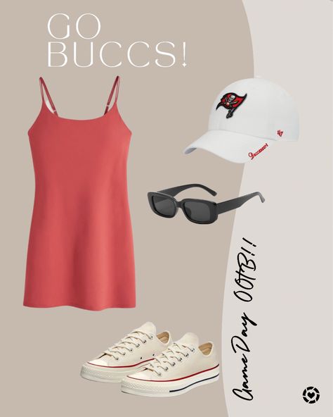 Game day ready! #buccaneers #nfl #football #tailgating #tampa #converse #abercrombie Tampa Bay Buccaneers Game Day Outfits, Buccaneers Game Day Outfit, Traveler Mini Dress, Weekend Fashion, Game Day Outfit, Day Outfits, Fall Inspo, Fit Ideas, Gameday Outfit