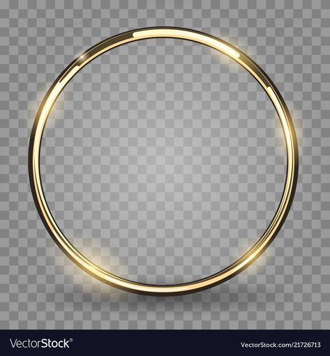 Ring Vector, Gold Circle Frames, Gold Logo Design, Gold Design Background, Ring Logo, Profile Picture Images, Instagram Symbols, 3d Cnc, Photo Logo Design