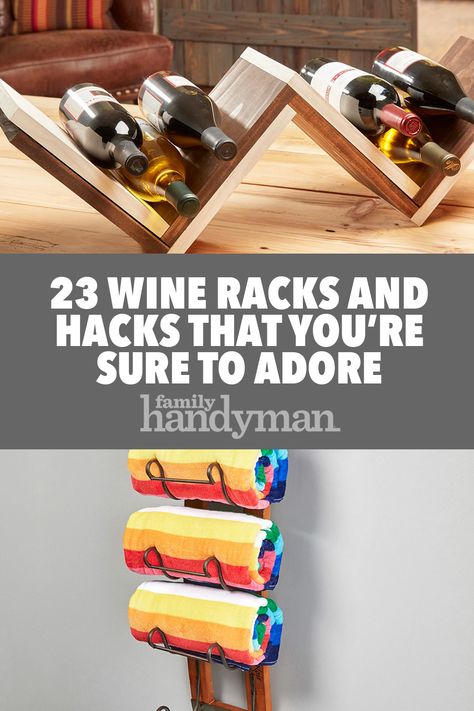 Repurposed Wire Wine Rack, Uses For Wine Racks Other Than Wine In Kitchen, Diy Small Wine Rack, Diy Wine Holder Wood, Wine Rack Other Uses Towel Holders, Wine Rack Dyi, Wooden Wine Racks Ideas, Wine Rack Ideas Other Uses Home Decor, What Else To Use A Wine Rack For