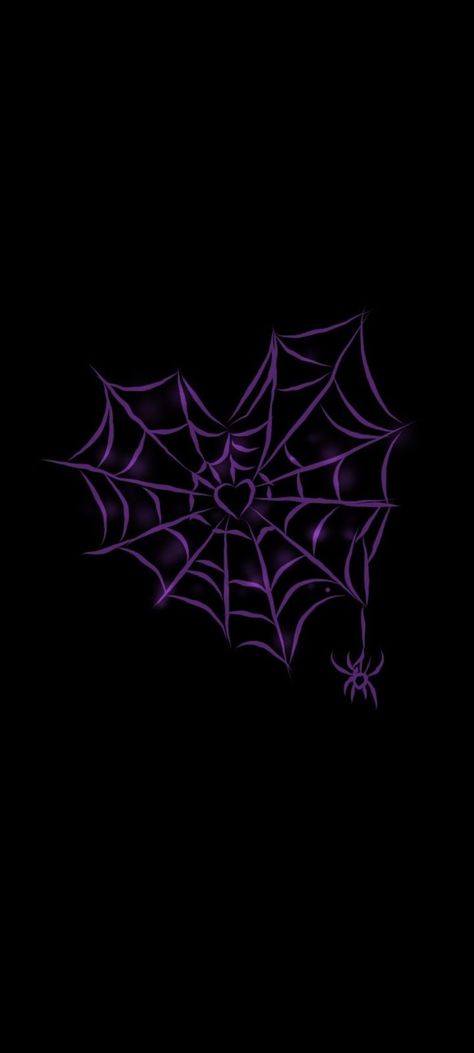 Purple Spider Web Wallpaper, Black And Purple Lockscreen, Background Ideas Aesthetic, 2023 Wallpapers, Black And Purple Wallpaper, Pfp Pics, Dark Purple Wallpaper, Emo Wallpaper, Art Things