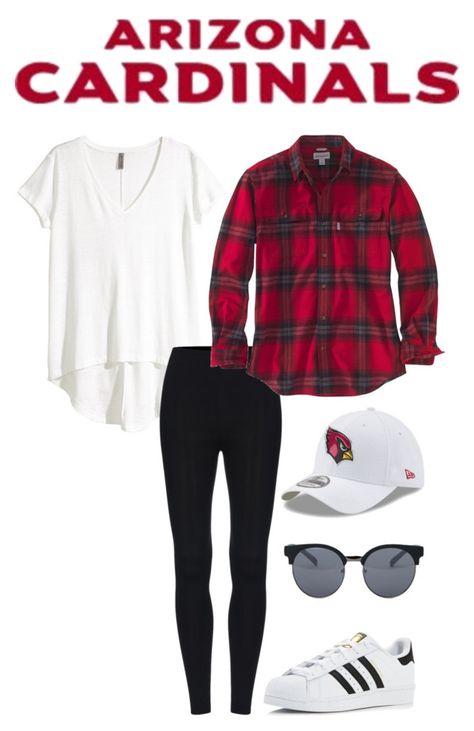 Arizona Cardinals Inspired Outfit #AZCardinals #NFLFanStyle Diamondbacks Game Outfit, Arizona Cardinals Outfit Woman, Cardinals Football Shirts, Stl Cardinals Outfit, Cardinal Mascot Shirts, Arizona Cardinals Football, Cardinals Football, Cardinals Nfl, Stl Cardinals