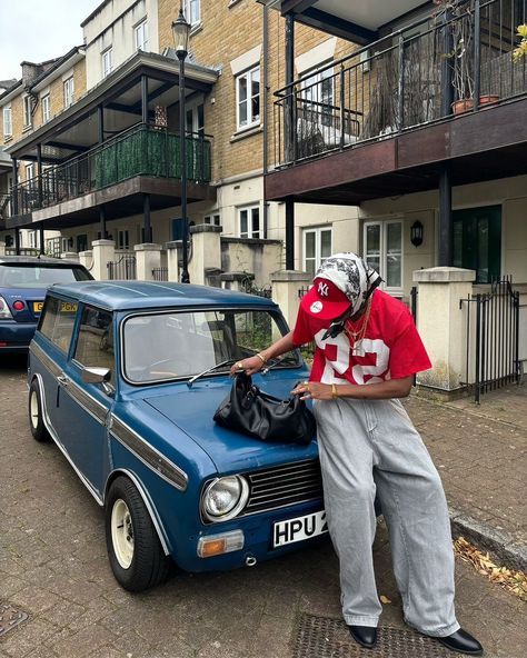 Scarf + Hat is a lethal combo 😮‍💨💫 • • #ghsarchive #outfitinspiration #streetstyle #streetwear #styleinspo #summertrends #summerstyle #ootd Red Streetwear Outfit, Red Hat Outfit, Scarf Outfit Men, Mens Aesthetic Fashion, Hat Outfit Men, Mens Aesthetic, Red Streetwear, Scarf Outfit, London Outfit