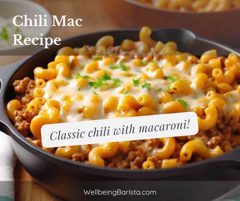 Get ready for a warm, hearty hug in a bowl with the Chili Mac Recipe from the Pioneer Woman herself. This dish combines the comforting goodness of classic chili with the beloved familiarity of macaroni. It’s a flavor-packed, one-pot wonder that’ll have your taste buds dancing with delight. Chili Recipe Pioneer Woman, Pioneer Woman Chili, Chicken Satay Skewers, Chili Mac Recipe, Classic Chili, Chili Mac, Peanut Butter Sauce, Simple Green Salad, Savory Chicken