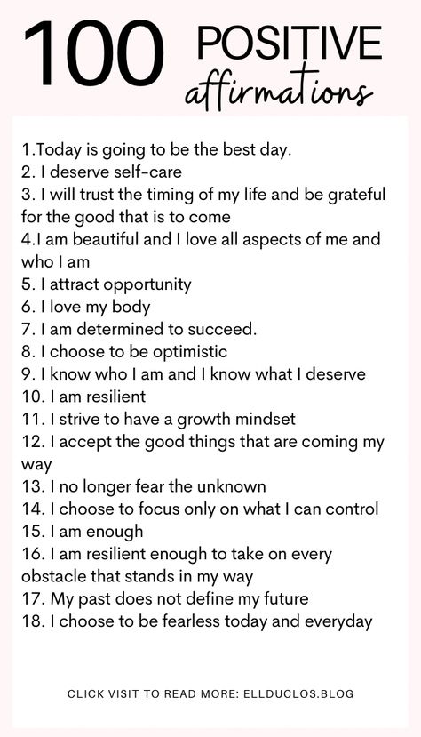 100 positive affirmations Speaking Positive Words, Word Of Encouragement For Women, Word Of The Day Positive, Positive Declarations, Daily Declarations, List Of Positive Words, Fun Words To Say, Positive Characteristics, Self Affirmations