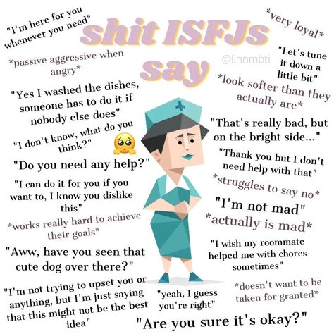 Isfj Personality Type, Isfj T Personality, Isfj Memes Funny, Isfj Vibe, Isfj And Entp, Isfj Boyfriend, Isfj Personality Aesthetic, Isfj X Entp, Isfj X Infp