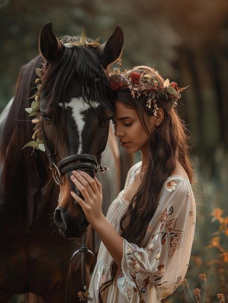 16 Show-Stopping Horse Photoshoot Ideas You Need to Try Fairy Horse Photoshoot, Horse And Owner Photography, Poses In A Field, Horse With Girl, Photos With Horses, Equestrian Photoshoot, Horse Photoshoot Ideas, Elegant Poses, Equine Photography Poses