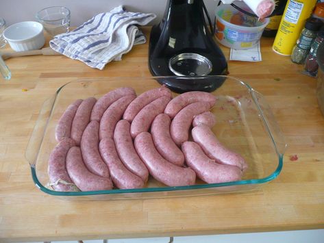 Jalapeno Cheddar Bratwurst Recipes, Cheddar Bratwurst Recipes, Homemade Brats, Cheddar Brats, Snack Stick Recipe, Brat Sausage, Brats Recipes, Sausage Making Recipes, Make Sausage