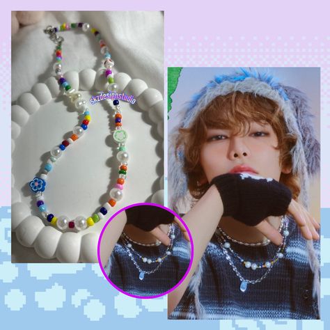 Kpop Items, Stray Kids Outfits, Pop Jewelry, Diy Bracelet Designs, Easy Diy Jewelry, Beaded Accessories, Kids Jewelry, Cute Jewelry, Bracelet Designs