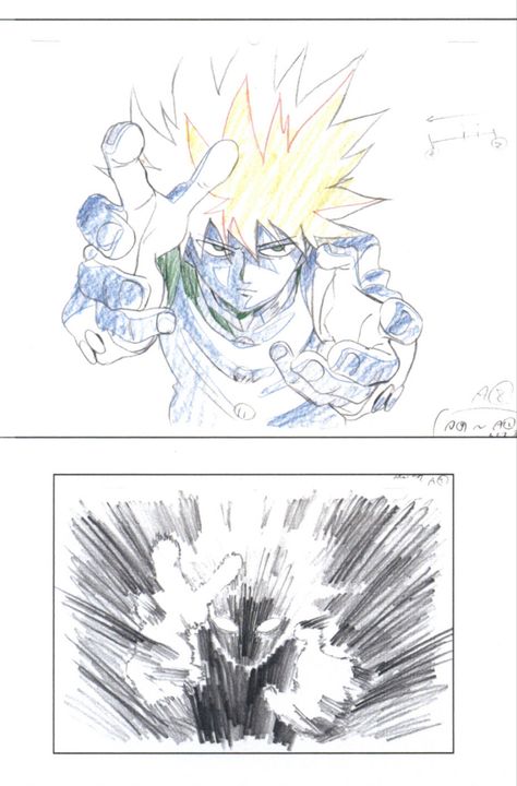 Drawing Action Scenes, How To Draw Impact Frames, Animation Impact Frames, Impact Frame Animation, Dynamic Anime Art, Manga Impact Frames, Motion Blur Drawing, Impact Frames Reference, Anime Battle Pose