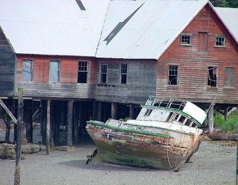 abandoned fish cannery 10   Hoonah, Alaska Hoonah Alaska, Ketchikan Alaska, Abandoned Mansion, Black River, The Fish, Fish And Seafood, Us Travel, Alaska, Advent