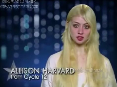 Allison Harvard Americas Next Top Model, Americas Next Top Model 2000s, Creepy Chan, Allison Harvard, 2010s Nostalgia, America's Next Top Model, Next Top Model, Model Aesthetic, Top Model