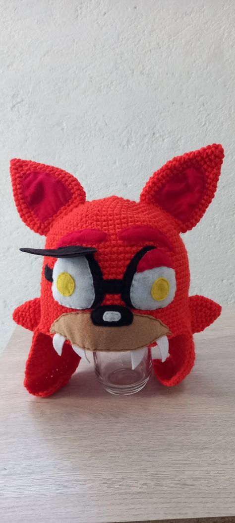 Fnaf Crochet, Foxy Fnaf, Crochet Hat, Crochet Hats, Crochet, Hats