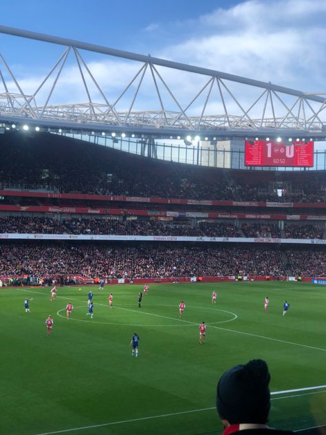 The Emirates Stadium, Emirates Stadium Aesthetic, Arsenal Stadium, Football Aesthetic, Arsenal Wfc, Football Girlfriend, Emirates Stadium, Arsenal Ladies, Soccer Stadium