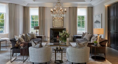 Be inspired by these grey living room colour ideas Louise Bradley, Living Room Colour Schemes, Formal Lounge, Living Room Decor Gray, Grey Color Scheme, Room Color Schemes, Contemporary Interiors, Living Room White, Decorating Inspiration