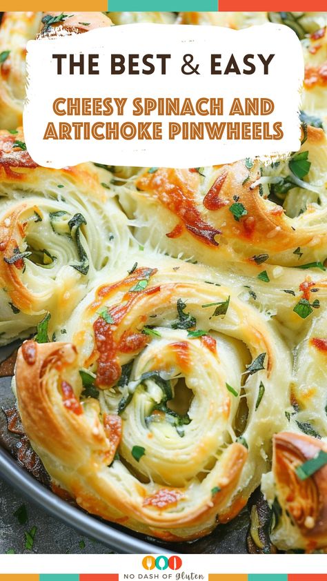 Whip up these irresistible Cheesy Spinach and Artichoke Pinwheels for your next gathering! Easy, delicious, and sure to impress. Get the full recipe now and wow your guests with this delightful appetizer! Cheesy Spinach And Artichoke Pinwheels, Artichoke Pinwheels, Pinwheels Recipes, Best Artichoke Recipe, Spinach Artichoke Recipes, Spinach Pinwheels, Best Spaghetti Recipe, Artichoke Appetizer, Pool Food