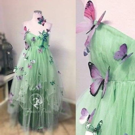 Fairy Dress Diy, Garden Gown, Spring Costume, Fairy Costume Women, Firefly Path, Summer Fairy, Fairy Dresses, Garden Dress, Butterfly Fairy