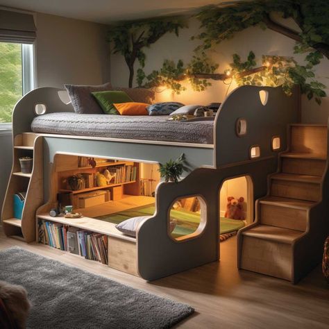 4+ Innovative Childrens Small Bedroom Ideas for Urban Homes • 333+ Images • [ArtFacade] Twins Bedroom Ideas For Boys, Kids Bedroom Small Space, Small Toddler Bedroom, Urban Homes, Children's Bedroom Ideas, Small Kids Room, Childrens Bedroom Furniture, Toddler Bedroom, Small Bedroom Ideas