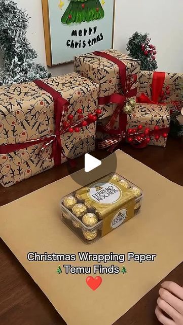 Craft Icon, Diy Gift Wrapping Ideas, Wrapping Hacks, Christmas Thoughts, Wrapping Tutorial, Creative Wrapping, Chocolate Wrapping, Gifts Wrapping Diy, Gift Wrap Ideas