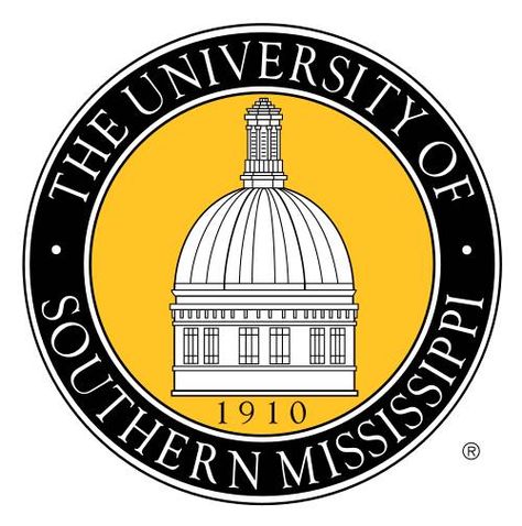 University of Southern Mississippi Golden Eagles seal SMTTT California Baptist University, University Of Southern Mississippi, Hattiesburg Mississippi, Southern Miss Golden Eagles, Southern Mississippi, Chicago School, Concordia University, School Template, Christian College