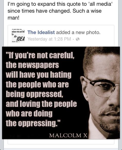 Think! Question everything! Don't believe everything you hear. Love Mr. Malcolm X, brilliant man. Malcolm X Quotes, Brilliant Quote, By Any Means Necessary, Vegan Healthy, Malcolm X, In The News, Famous Quotes, The Words, Great Quotes