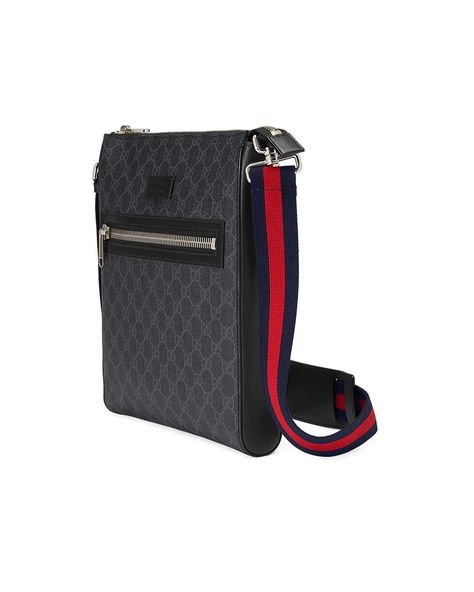 Gucci GG Supreme men’s messenger bag Elevate your style with the Gucci GG Supreme Messenger bag. Crafted from durable canvas, this iconic bag offers spacious compartments and a polished look. Perfect for everyday or business use. Made in Italy. Grey Combination, Red Web, Small Messenger Bag, Messenger Bag Men, Shoulder Messenger Bag, Fabric Bag, Vuitton Bag, Gucci Men, Prada Bag