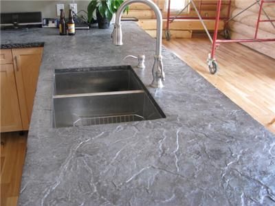 Slate countertops... Made from concrete... Yeh, I'd get them. Looks awesome! Different, but very awesome! Farmhouse Concrete Countertops, Concrete Countertop Ideas, Countertop Concrete, Slate Kitchen, Slate Countertop, Snow Board, Outdoor Kitchen Countertops, Kitchen Countertop Materials, Concrete Counter