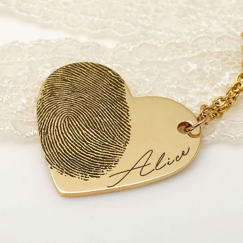 خواتم خطوبة, Fingerprint Heart, Flat Ring, Abstract Pendant, Fingerprint Necklace, Head Necklace, Necklace Name, Heart Shaped Pendant Necklace, Gift Valentines Day