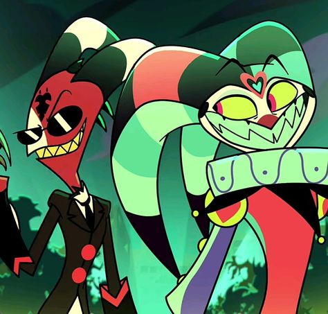 Boss Wallpaper, Vivziepop Hazbin Hotel, Best Duos, Helluva Boss, Matching Pfp, Kid Friendly, Cartoon Characters, Profile Picture, Fan Art