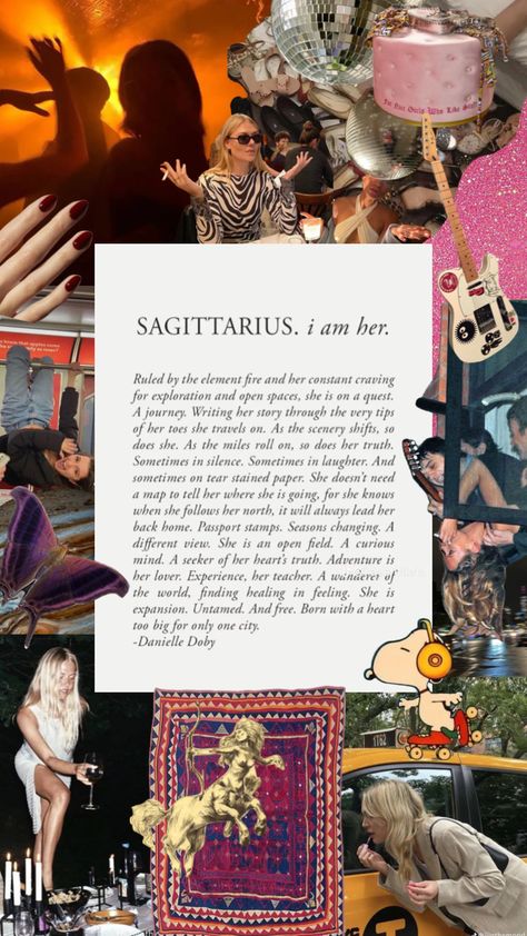 Saggitaurus Aesthetic, Rising Sagittarius Aesthetic, Sagittarius Women Aesthetic, Sagittarius Rising Aesthetic Outfit, Sagittarius Sun Aesthetic, Sagittarius Mood Board, Sagittarius Core Aesthetic, Sagittarius Aesthetic Moodboard, Sagittarius Collage