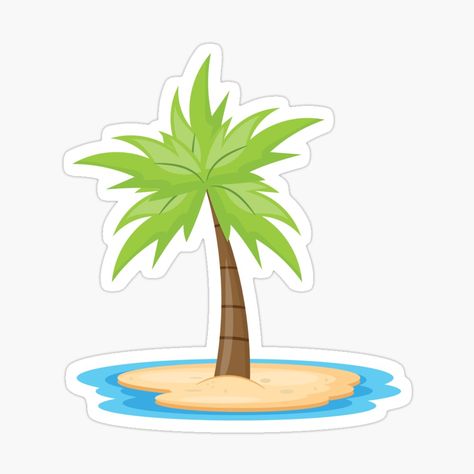 Bookkeeper Quotes, Funny Accounting Quotes, Island Stickers, Accounting Puns, Cartoon Palm Tree, Palm Tree Illustration, Palm Tree Sticker, Pun Quotes, Tree Sticker