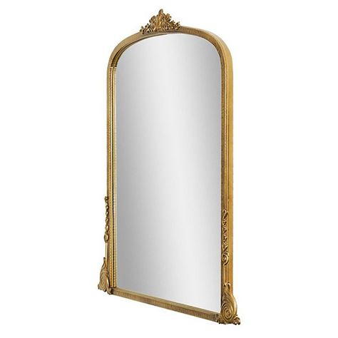 Head West Brass Ornate Wall Mirror Metal Accent Wall, Modern Maximalism, Anthropologie Mirror, Accent Wall Mirror, Decorative Mirrors, Arched Mirror, Circular Mirror, Mirror Shop, Oval Mirror