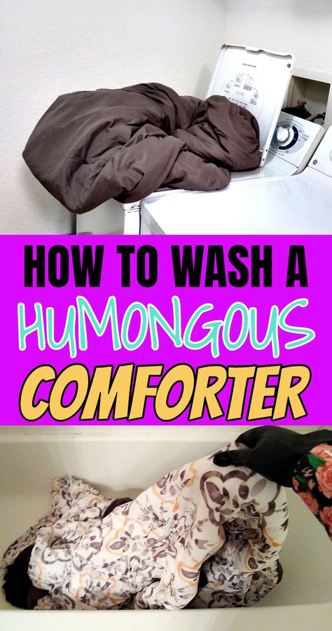 How To Wash Comforter, Washing Down Comforter, Clothes Washing Hacks, Freshen Towels, Gardening Kit Gift, Commercial Laundry, Homemade Cleaning Solutions, In The Bathtub, Diy Cleaning Hacks