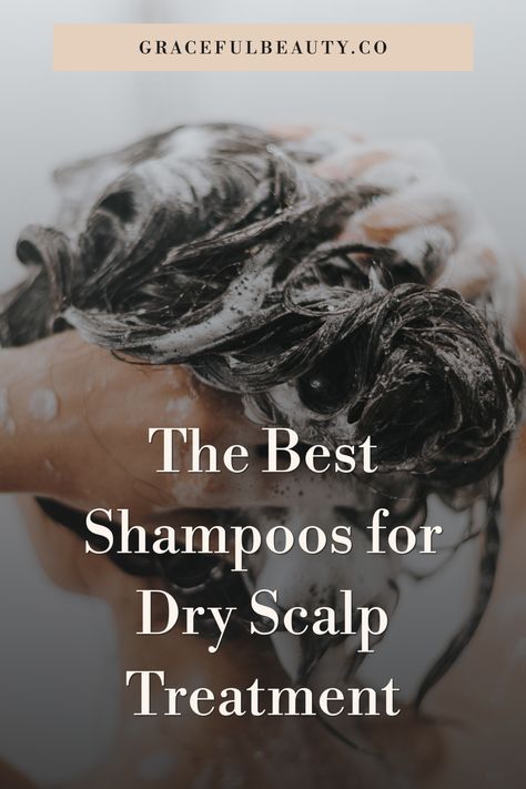 How to Moisturize Your Dry Scalp - Graceful Beauty How To Get Rid Of Dry Scalp, Dry Scalp Shampoo Best, Dry Scalp Shampoo, Dry Scalp Remedy, Dry Flaky Scalp, Vinegar Hair Rinse, Apple Cider Vinegar For Hair, Shampoo For Dry Scalp, Scalp Shampoo