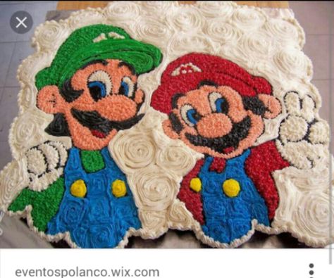 Luigi Cupcake Cake, Luigi Cake, Shaped Cakes, Pull Apart Cupcakes, Cupcake Cake, Mario And Luigi, Pull Apart, Aladdin, Cake Ideas