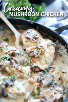 Chicken With Sauteed Mushrooms, Chicken And Mushrooms In Cream Sauce, Cream Cheese Mushroom Sauce, Chicken With Mushroom Cream Sauce, Chicken Breast With Cream Of Mushroom, Chicken And Cream Of Mushroom Recipes, Chicken Recipes With Cream Of Mushroom, Chicken Breast And Mushroom Recipes, Chicken Breast Cream Of Mushroom