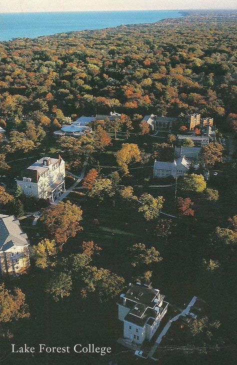 Lake Forest College on Lake Michigan, Illinois Chicago Lake Michigan, Forest Architecture, Lake Forest College, Lake Leelanau Michigan, Siue College Illinois, Lake St Clair Michigan, Lake Forest Illinois, Chi Town, College Campus