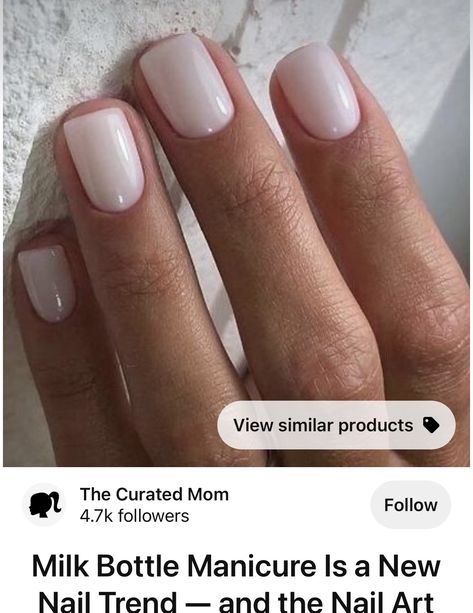 Milk Nails, Engagement Nails, New Nail Trends, Neutral Nails, Milk Bottle, Nail Lacquer, Nail Trends, Nail Inspo, Gel Nails