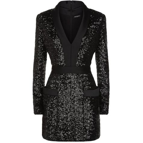 Balmain Satin Trim Sequin Mini Dress (11.720 BRL) ❤ liked on Polyvore featuring dresses, sequin cocktail dresses, v-neck dresses, sequined dress, long sleeve cocktail dresses and short sequin dress Cl Fashion, Sequin Dress Short, V Neck Cocktail Dress, Long Sleeve Sequin Dress, Long Sleeve Cocktail Dress, Sequin Cocktail Dress, Neckline Dress, Short Cocktail Dress, Long Sleeve Sequin